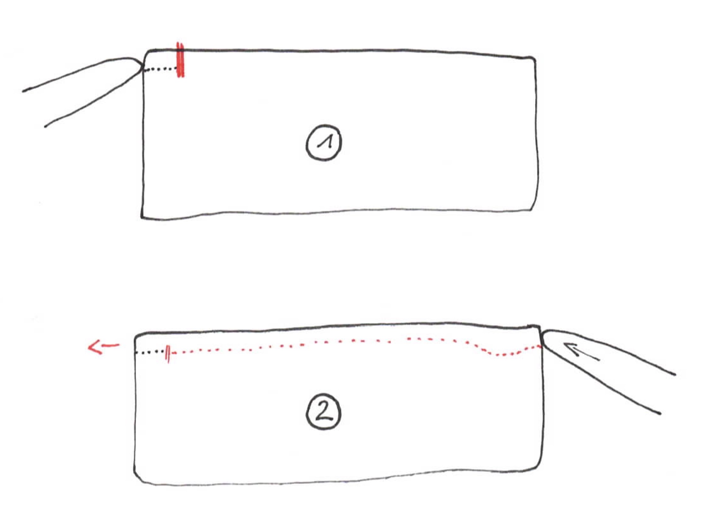 Figura 8. Evitar un sobrepassament preparant una petita frontissa des del costat oposat (R. Graf). Figura 8. Evitar un sobrepassament preparant una petita frontissa des del costat oposat (R. Graf).